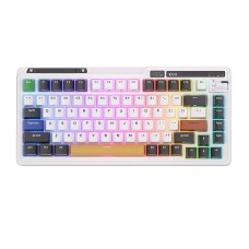 Mechaninė klaviatūra Royal Kludge KZZI K75 pro RGB, Eternity Switch (juoda ir balta)