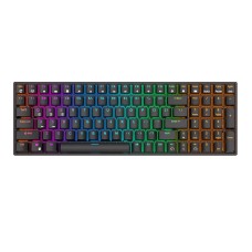 Mechaninė klaviatūra Royal Kludge RK100 RGB, rudas jungiklis (juodas)