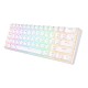 Mechanical keyboard Royal Kludge RK61 RGB, red switch (white)