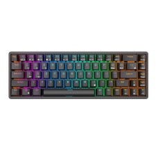 Mechaninė klaviatūra Royal Kludge RK837 RGB, rudas jungiklis (juodas)