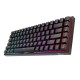 Mechanical keyboard Royal Kludge RK84 RGB, Brown switch (black)