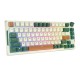 Mechanical keyboard Royal Kludge RKH81 RGB, Sky cyan switch (green)