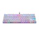 Mechanical gaming keyboard Motospeed CK101 RGB (white)