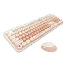 MOFII Sweet New 2.4G Wireless Keyboard + Mouse Set (Orange)