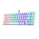 Mechanical gaming keyboard Motospeed CK67 RGB - white