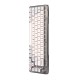 Mechanical keyboard for games Motospeed CK69 RGB - white