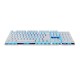 Wireless mechanical keyboard Motospeed GK89 2.4G - white