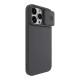 Nillkin CamShield Silky Silicone case for iPhone 15 Pro  (classic black))