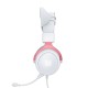 ONIKUMA X10 White/Pink/Cat Ears Gaming Headphones