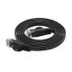 Orico RJ45 Cat.6 Flat Ethernet Network Cable 1m (Black)