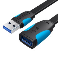 Vention flat USB 3.0 extension cable 1m - Black