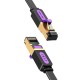 Flat UTP Category 7 Network Cable Vention ICABD 0.5m Black