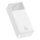 Powerbank Baseus Bipow 30000mAh, 20W (balta)