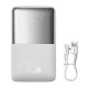 Powerbank Baseus Bipow Pro 20000mAh, 2xUSB, USB-C, 22.5W (balta)