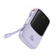 Powerbank Baseus Qpow Pro Lightning kábellel, USB-C, USB, 10000mAh, 20W (lila)
