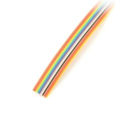 Ribbon cable 14 colored wires IDC raster 1.27mm - roll 30.5m