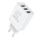 Wall charger 3x USB Vention FEAW0-EU, 2.4A, 12W (white)