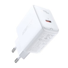 Sieninis įkroviklis Acefast A1 PD20W, 1x USB-C (balta)