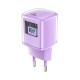 Wall charger Acefast A53 Sparkling series PD 30W GaN (purple)