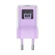 Wall charger Acefast A53 Sparkling series PD 30W GaN (purple)