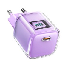 Wall charger Acefast A53 Sparkling series PD 30W GaN (purple)