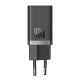 Wall Charger Baseus GaN5 40W, 2x USB C (Black)