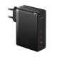 Wall charger Baseus GaN5 Pro 2xUSB-C + USB 160W - Black