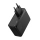 Wall charger Baseus GaN5 Pro 2xUSB-C + USB 160W - Black