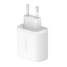 Sieninis įkroviklis Cygnett 2x USB-C 35W (baltas)