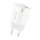 Wall charger Foneng GAN35 2x USB-C 2.4A (white)