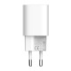 Wall charger LDNIO A2318C USB USB-C 20W + USB-C cable - White