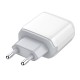 Wall charger  LDNIO A2421C USB, USB-C 22.5W + Lightning cable