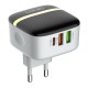 Wall charger LDNIO A3513Q 2USB USB-C 32W + Lightning cable