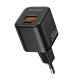 Wall charger MiniGaN Rocoren USB-C USB 20W - Black