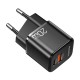 Wall charger MiniGaN Rocoren USB-C USB 20W - Black