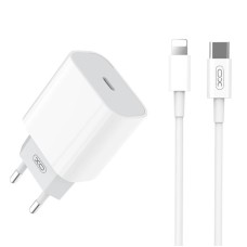 Wall Charger with + Lightning Cable XO L77 20W (white)