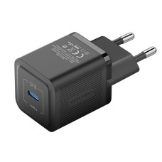 Sieninis įkroviklis, ventiliacija, FEPB0-EU, USB-C, 20 W, GaN (juodas)