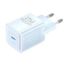 Sieninis įkroviklis, ventiliacija, FEPL0-EU, USB-C, 20 W, GaN (mėlyna)