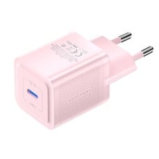 Wall charger, Vention, FEPP0-EU, USB-C, 20W, GaN (pink)