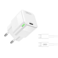 Wall charger XO CE06, 30W, USB-C, with cable UBS-C