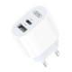 Wall charger XO L97, 1x USB, USB-C (white)