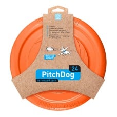 Skraidantis diskas PitchDog Waudog 24 cm, oranžinis