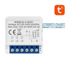 Smart Switch modulis WiFi Avatto WSM16-W3 TUYA