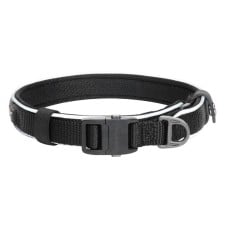 Reflective collar Dogness size M (Black)