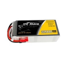 Tattu 22000mAh 22.2V 30C 6S1P LiPo AS150 + XT150 akumuliatorius