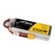 Tattu 2300mAh 14.8V 75C 4S1P XT60 akumuliatorius