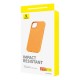 Phone Case for iPhone 15 Pro Baseus Fauxther Series (Orange)