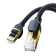 Network cable cat.8 Baseus Ethernet RJ45, 40Gbps, 2m (black)