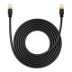 Network cable cat.8 Baseus Ethernet RJ45, 40Gbps, 5m (black)