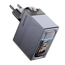 Toocki Charger 2C+A, GaN 100W (pilka)